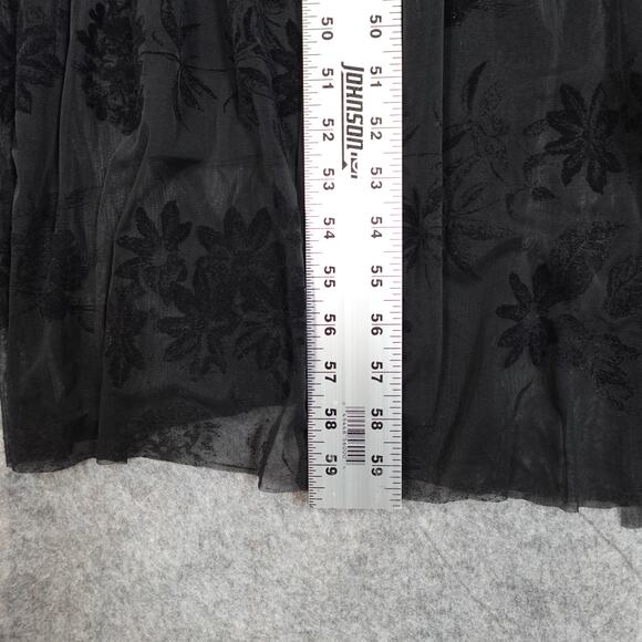 Chiara Boni Jumpsuit Womens 40/Small/4? One Shoulder Velvet Floral Overskirt - Picture 10 of 16